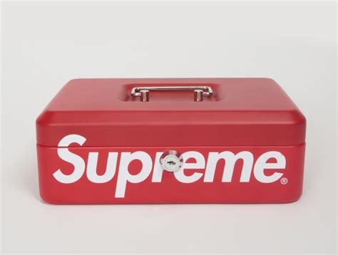 supreme metal box dimensions|Does anyone know the exact length and width of the box logo on .